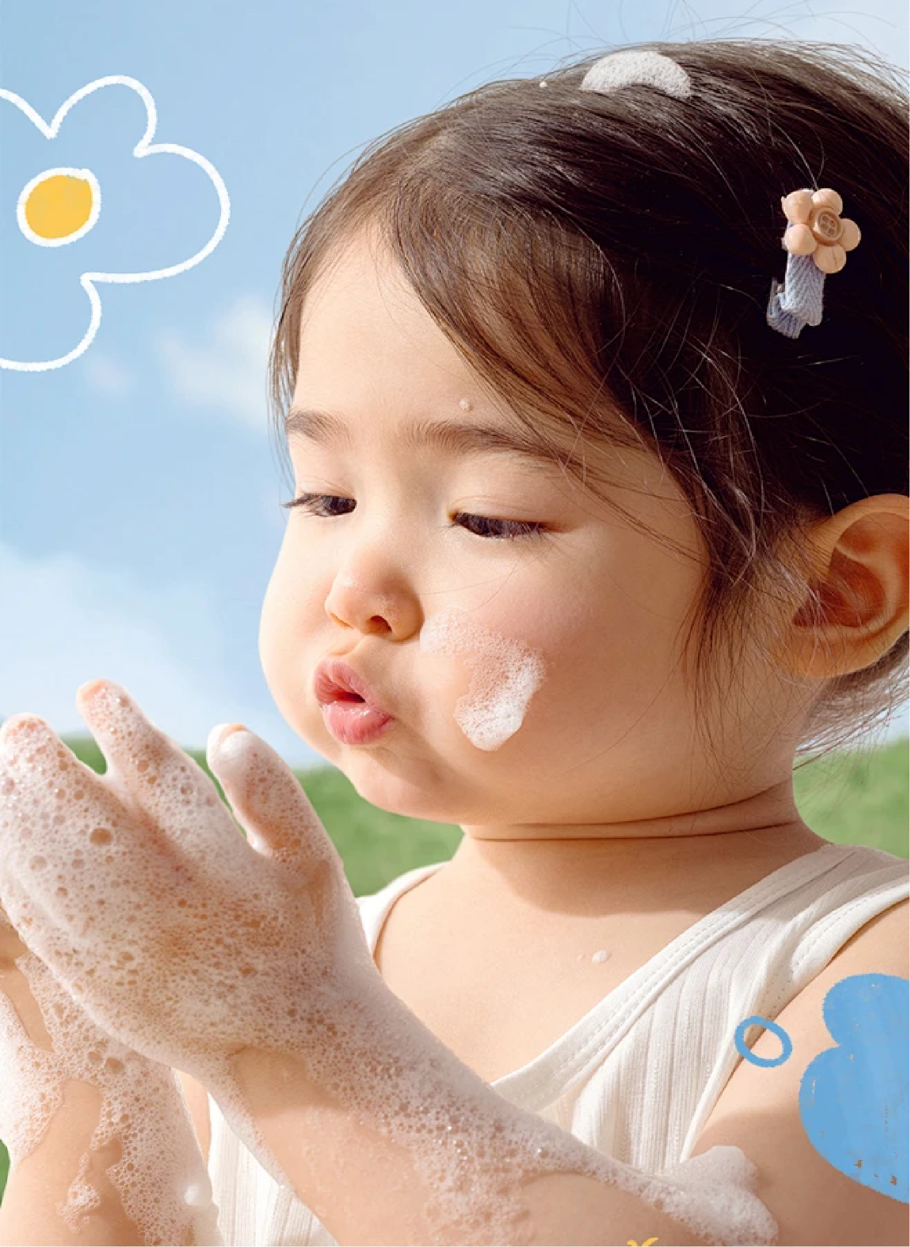 Baby cleaning foam OEM