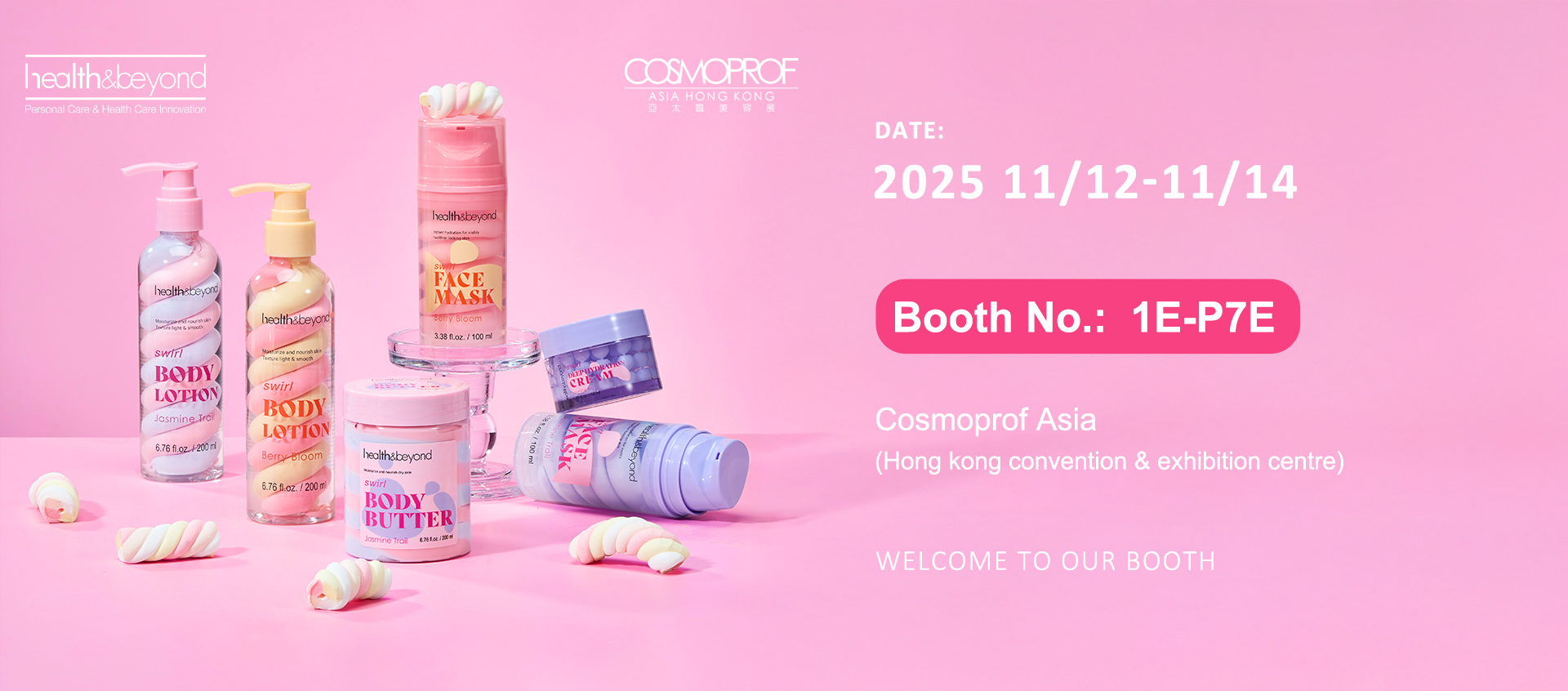 Professional skincare brand Health & Beyond Invites you to the 2025 Asia Pacific Beauty Expo