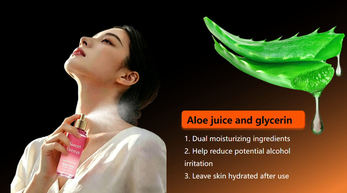 Aloe juice and glycerin